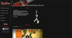 Desktop Screenshot of elektrickehousle.cz